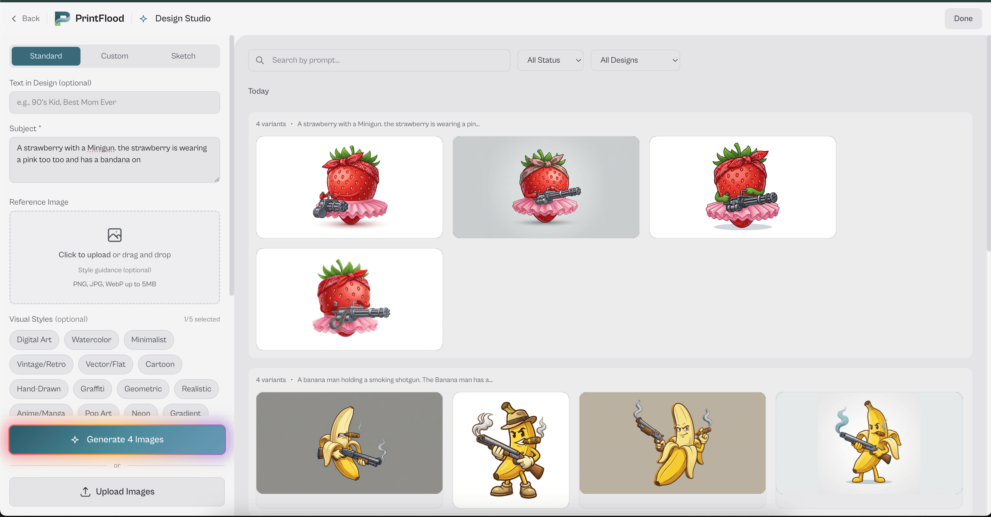 AI Design Generation