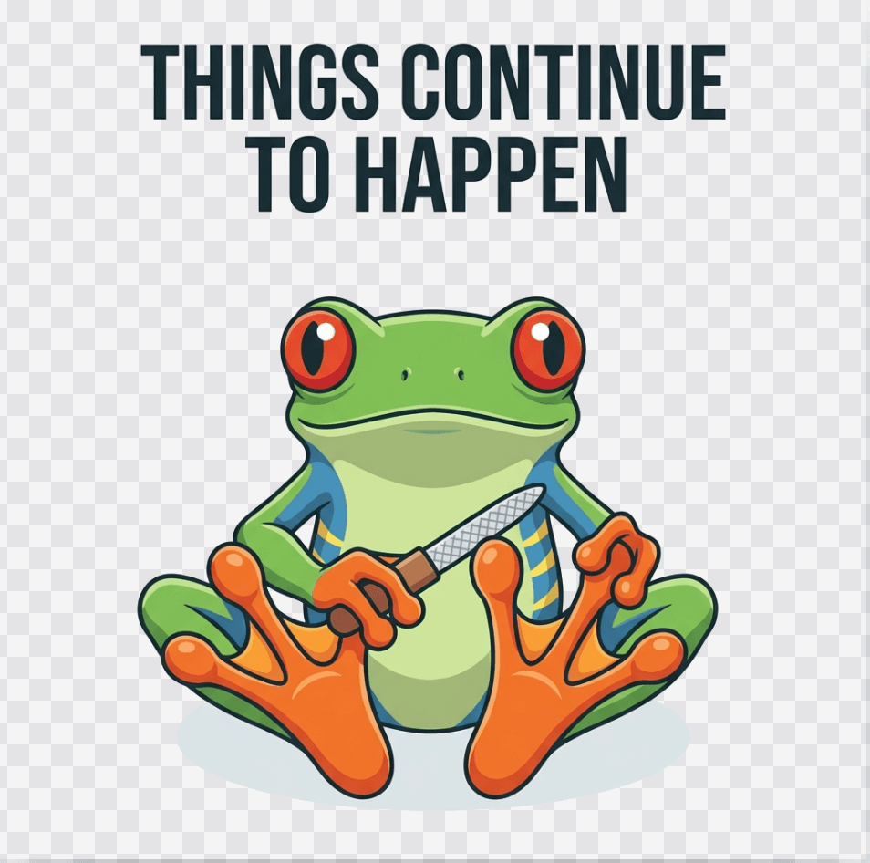 Frog with background removed