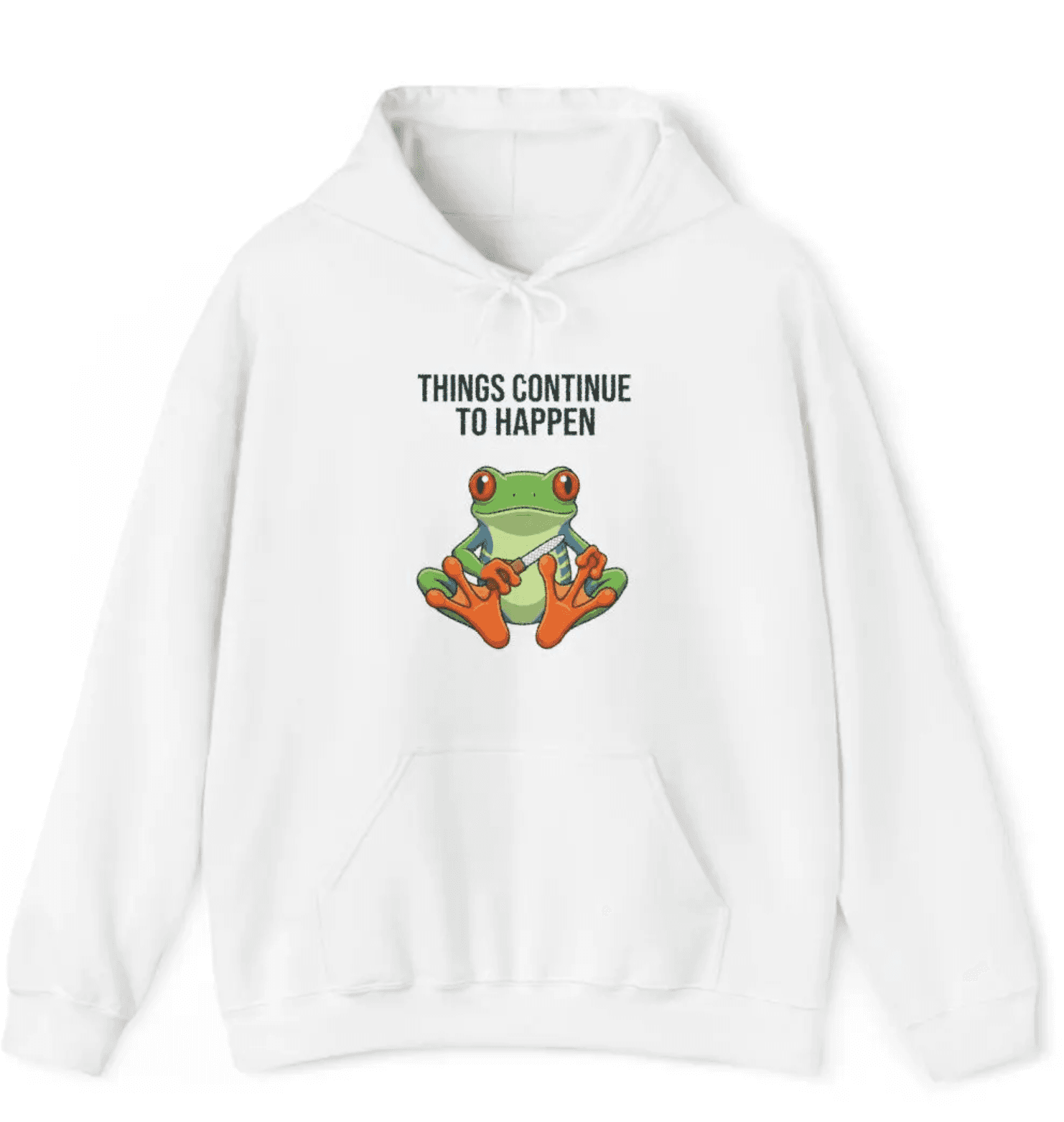 Frog Filing Nails Hoodie